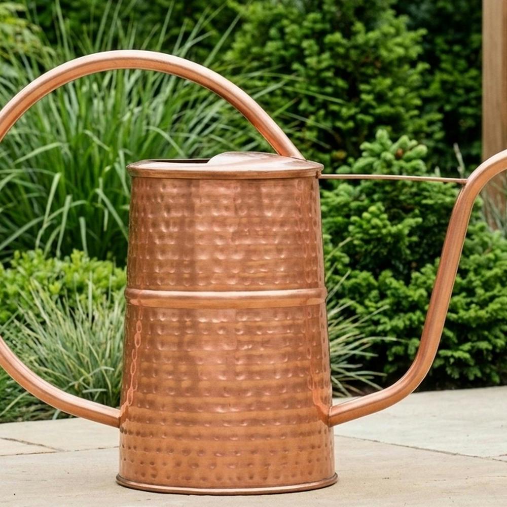 Garden Greatness Vintage Lustrous Copper Watering Can