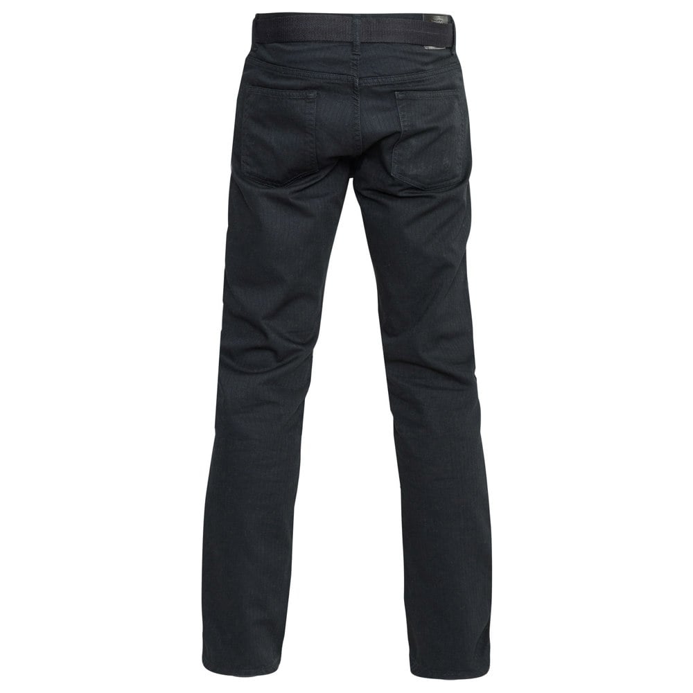 Duke Mens D555 London Mario Bedford Cord Trousers - Black
