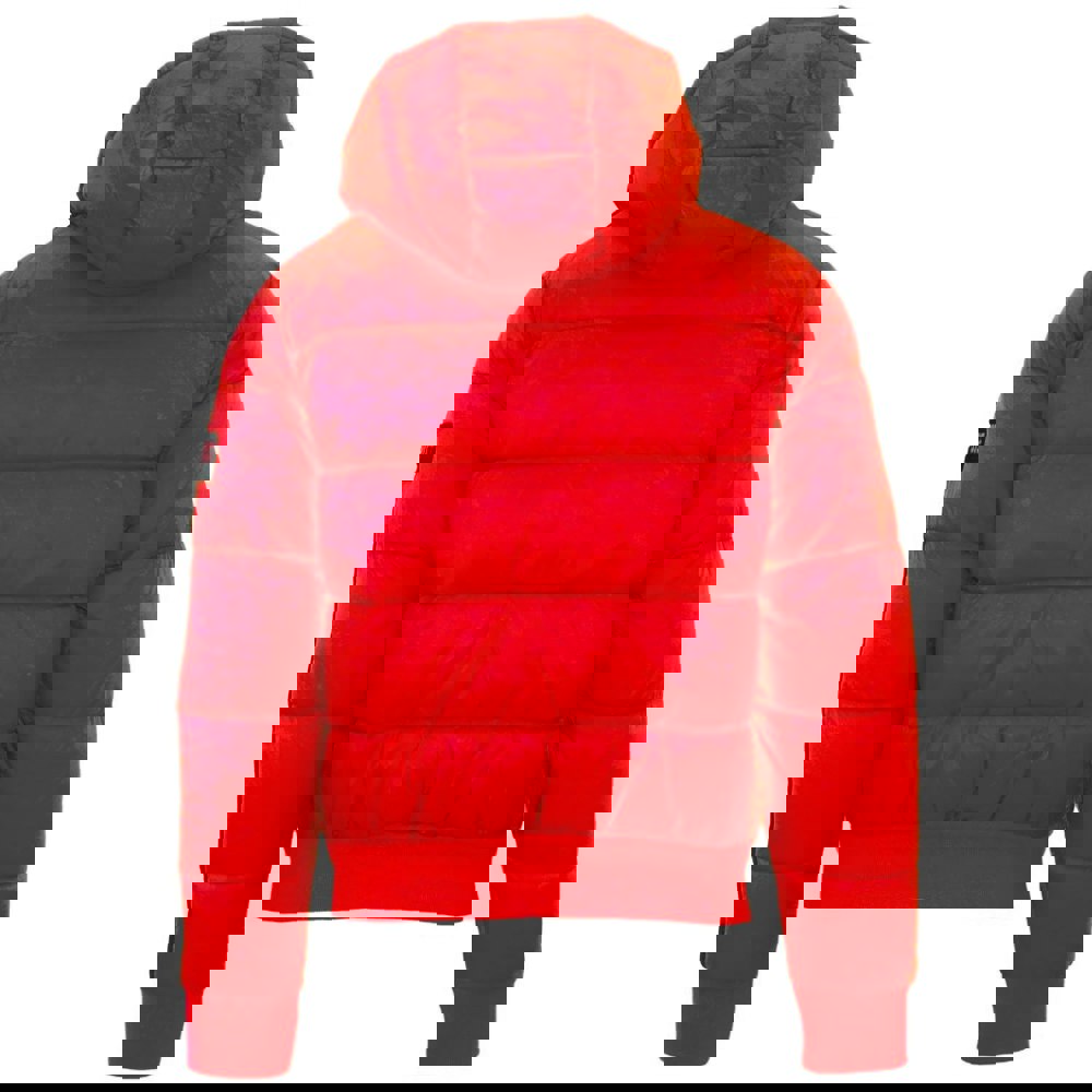 Plein Sport Padded Taped Sleeve Coat - Red