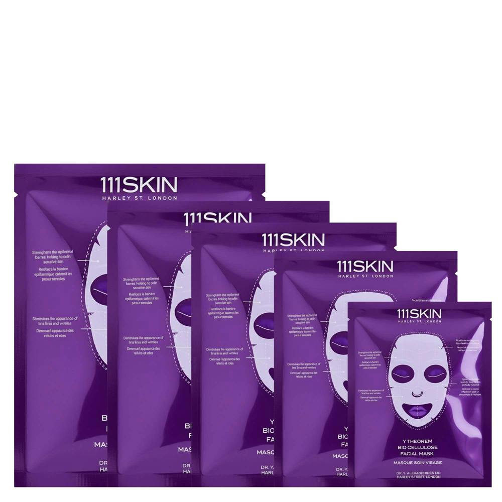 111 Skin 111SKIN Reparative Y Theorem Bio Cellulose Facial Mask 5 x