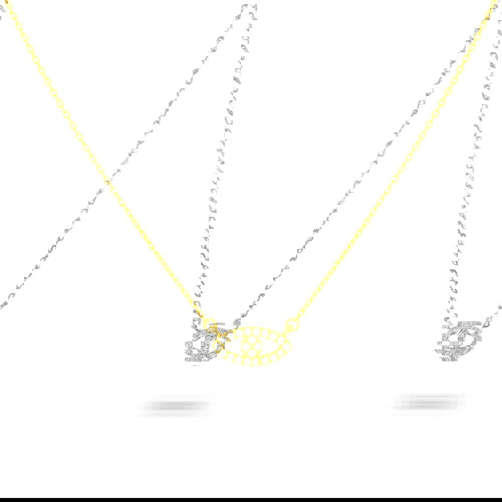 Gold Trip Lucky Evil Eye Necklace