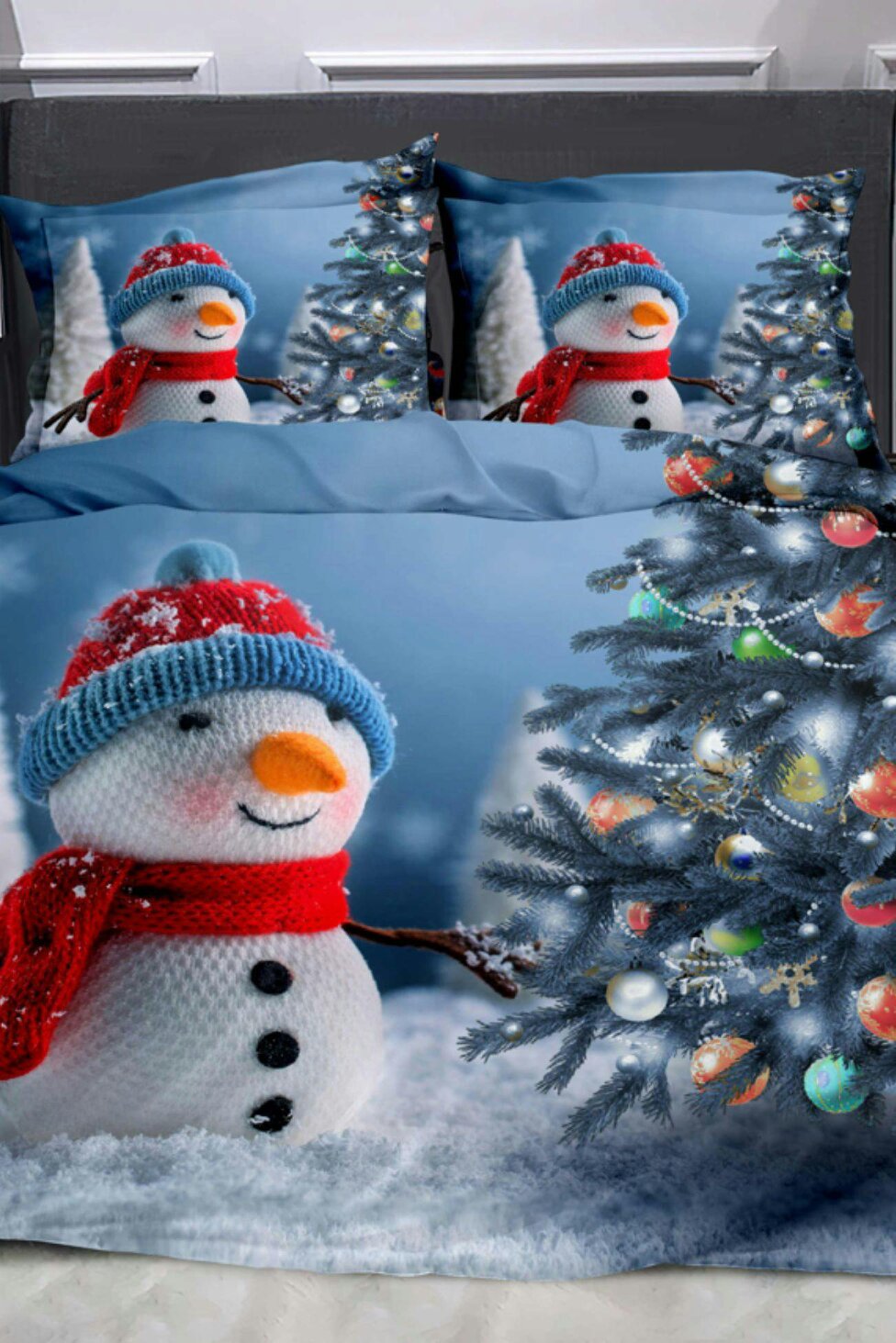 Ezysleep Snowman Christmas Duvet Set