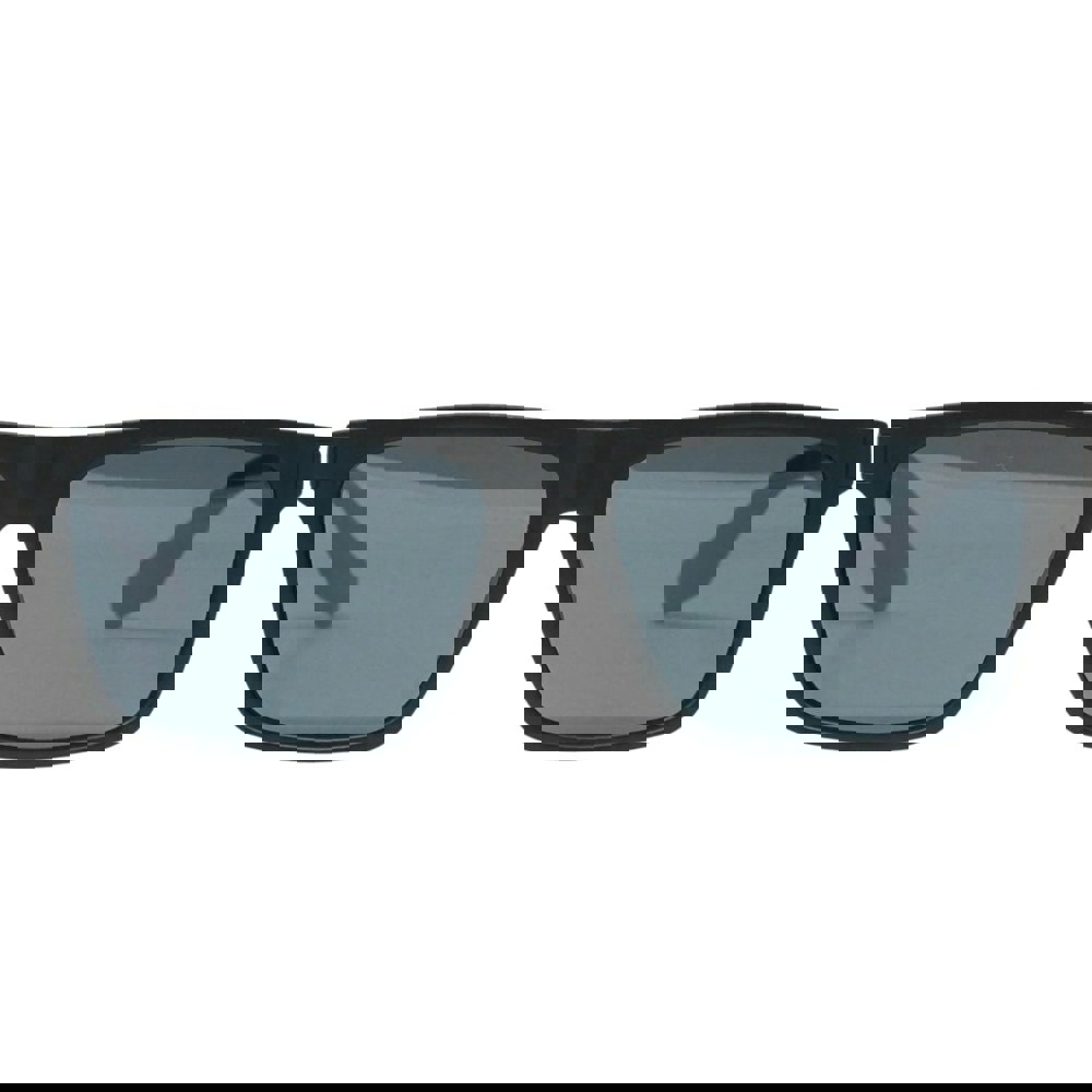 Calvin Klein Gunmetal Mirror Lens Matte Black Sunglasses