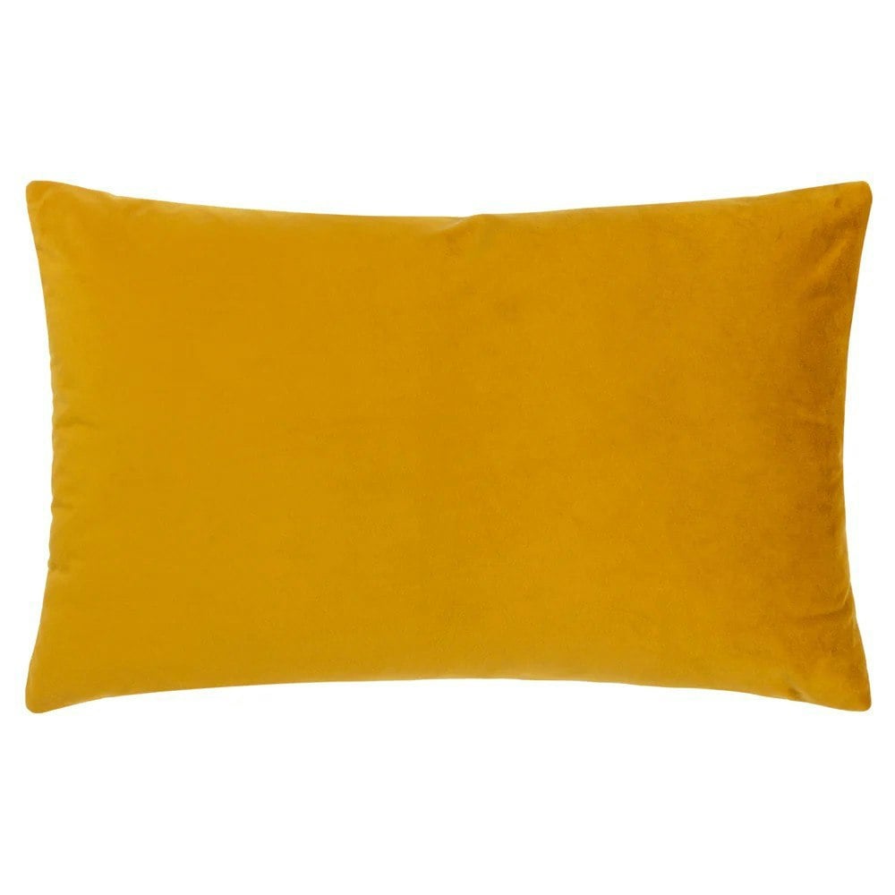 Paoletti Lexington Jacquard Velvet Cushion Cover - Gold