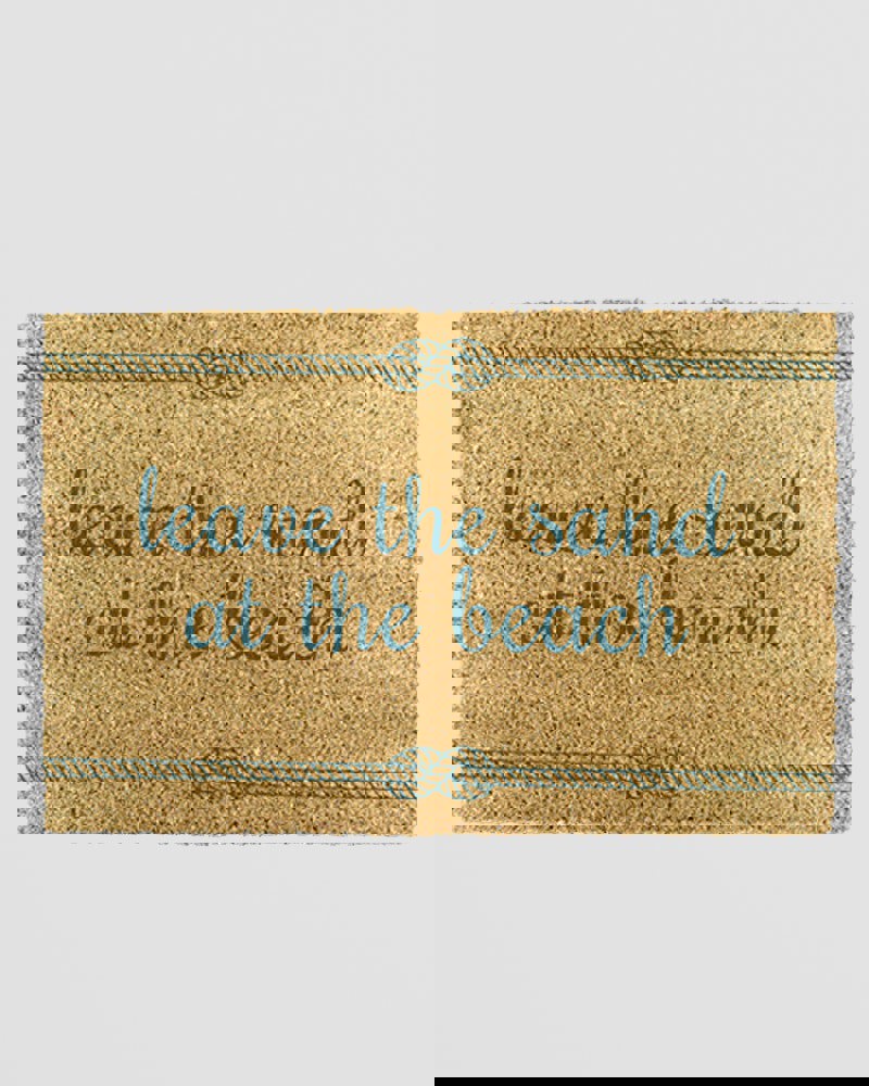 Leave The Sand At The Beach Doormat (60 x 40cm)