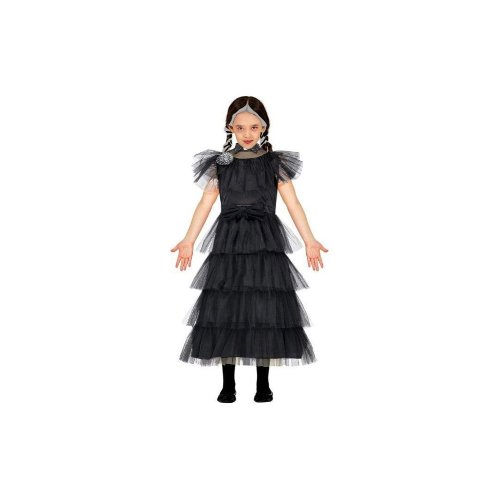 Fiesta Guirca Gothic Girl Queen Fancy Dress Halloween Costume size 5-6
