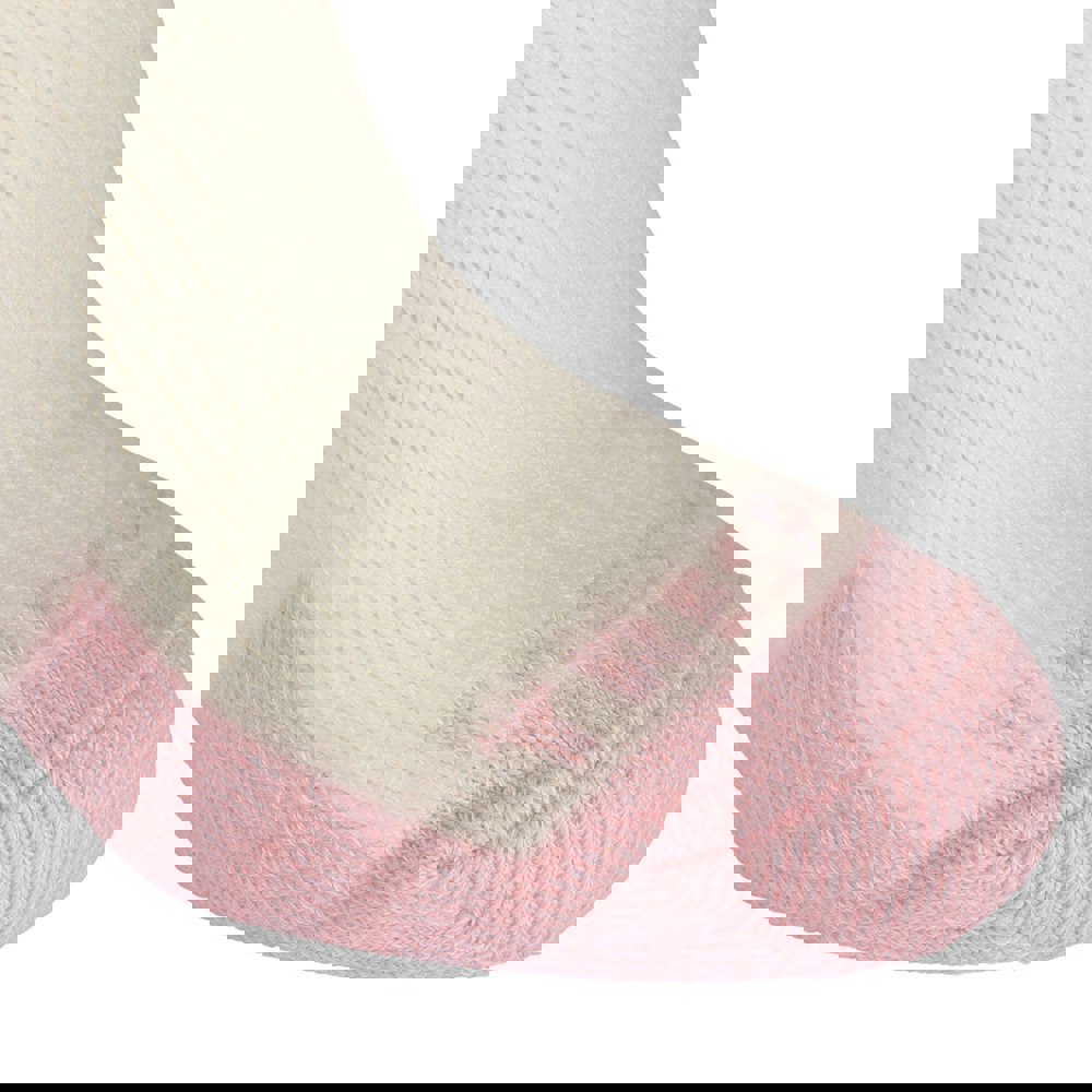 Trespass Childrens/Kids Convex Ski Socks (Pack of 2) - Candy Pink/Off White