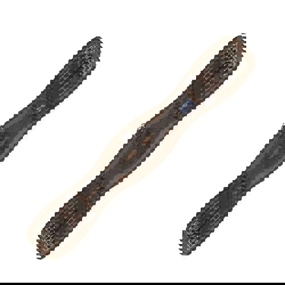 Shires Memory Foam Horse Dressage Girth - Brown