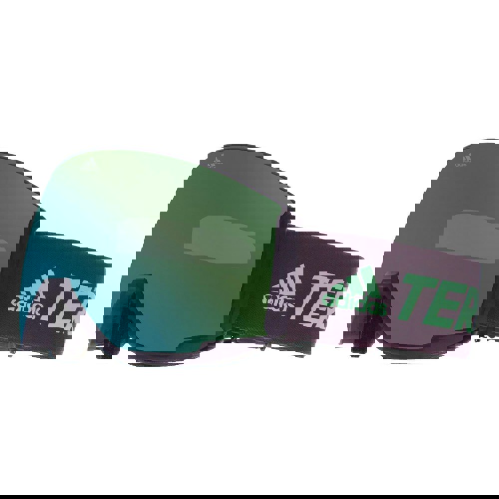 Adidas Ski Goggles Terrex Sport SP0039 92Q Black Blue Green