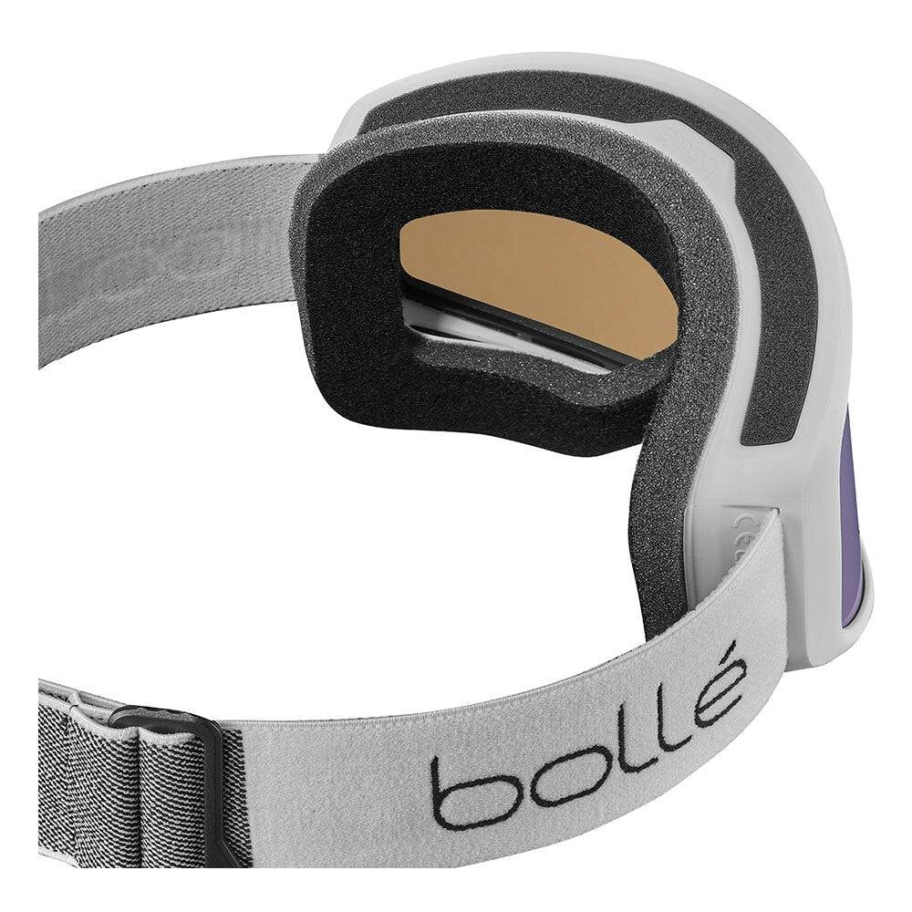 Bolle BEDROCK PLUS - Matte White with Bronze Blue Lens