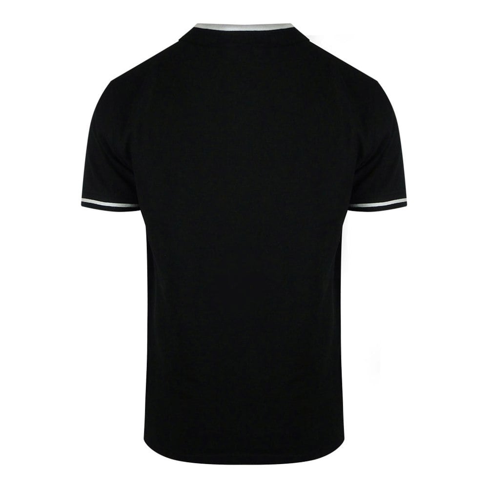 Cavalli Class Layered Logo Black T-Shirt