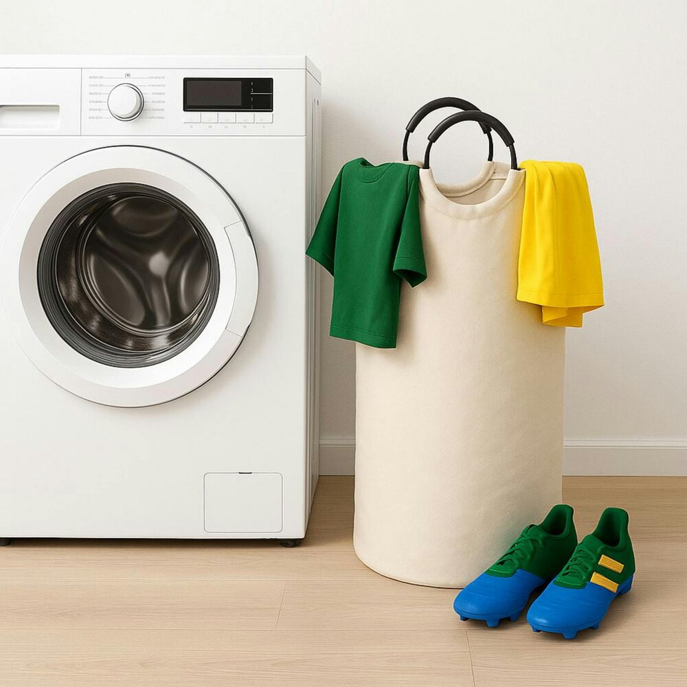 Dyzi Large Bag Laundry Hamper Dirty Washing Clothes Storage Basket