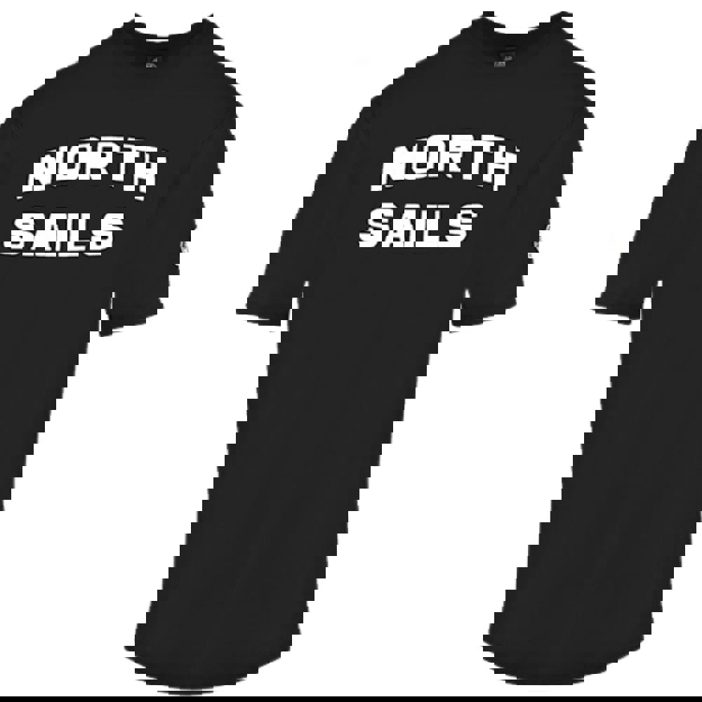 North Sails Block Brand Logo T-Shirt - Black