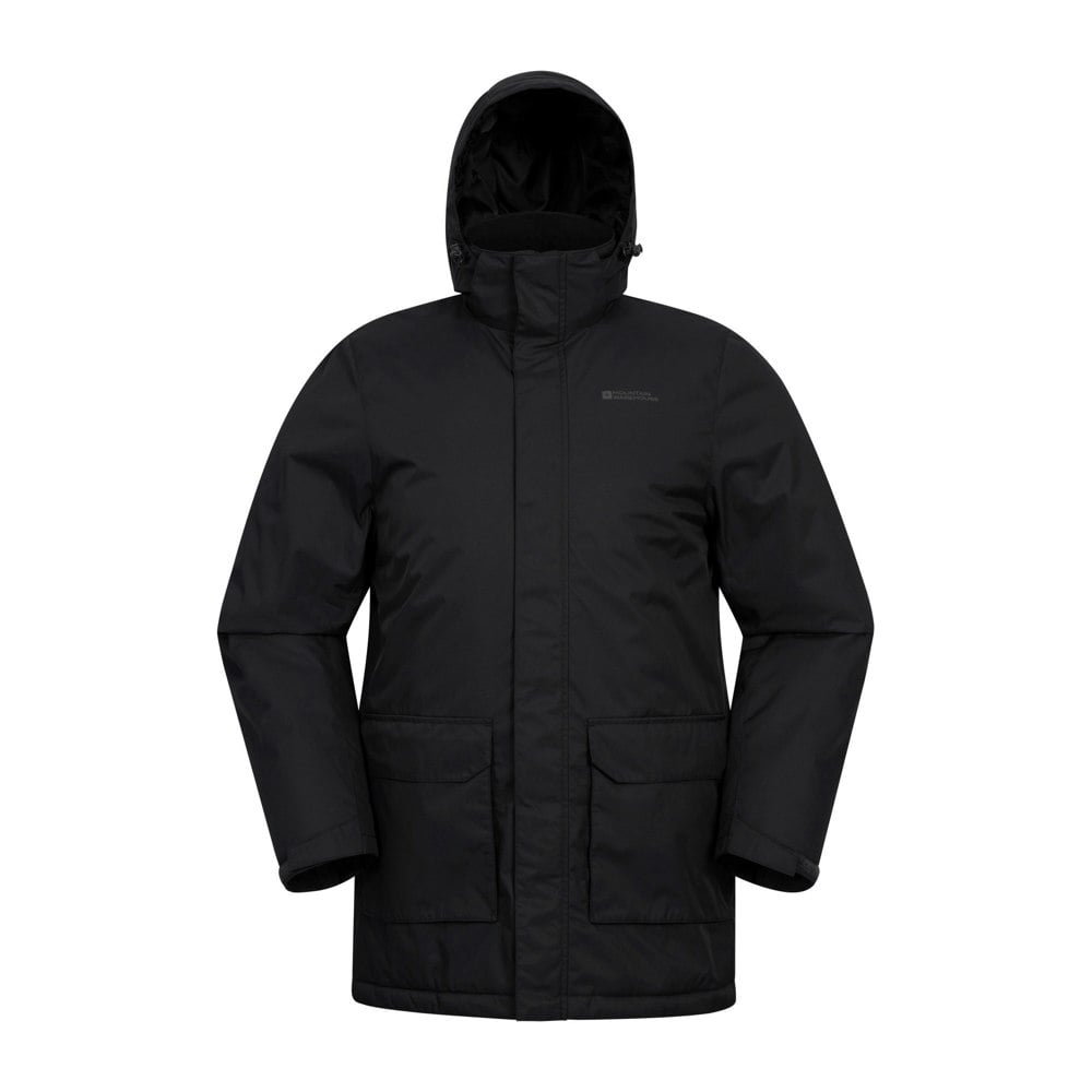 Mountain Warehouse Mens Ranger Padded Parka - Black