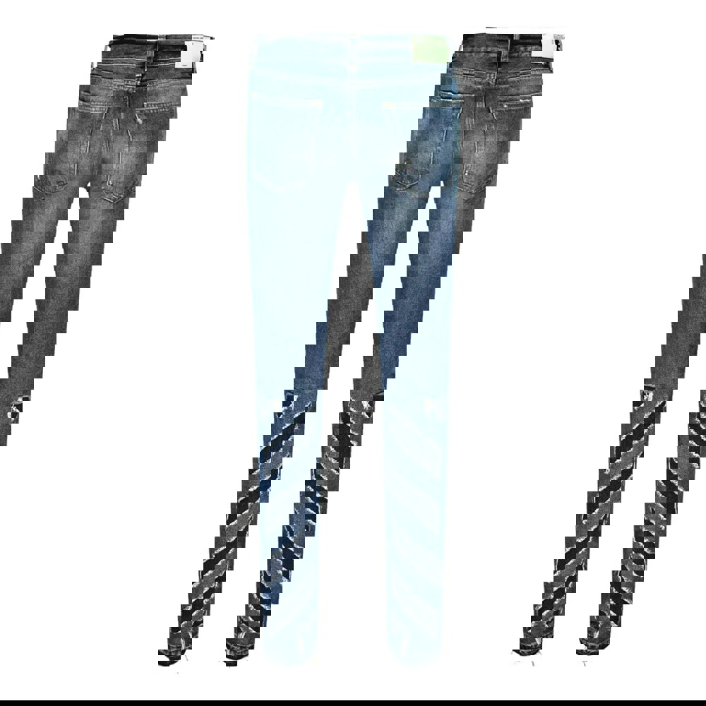 Off-White Diags Stripes Jeans - Blue