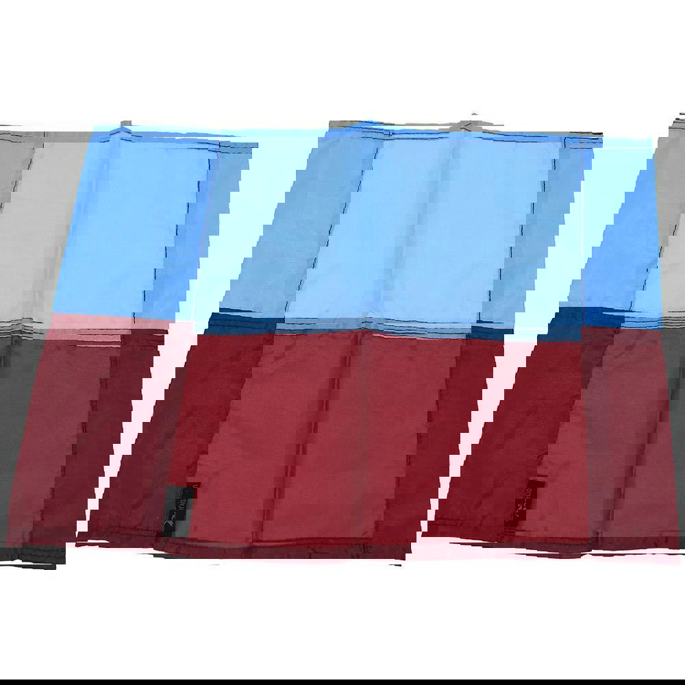 Single All Weather Football Corner Flag - MAROON & BLUE - Outdoor Polyester