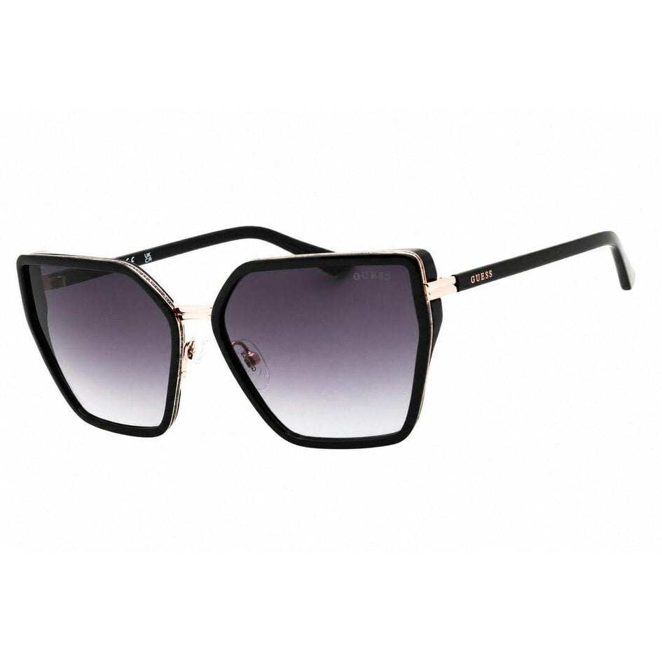 Guess Shiny Black Cat Eye Sunglasses