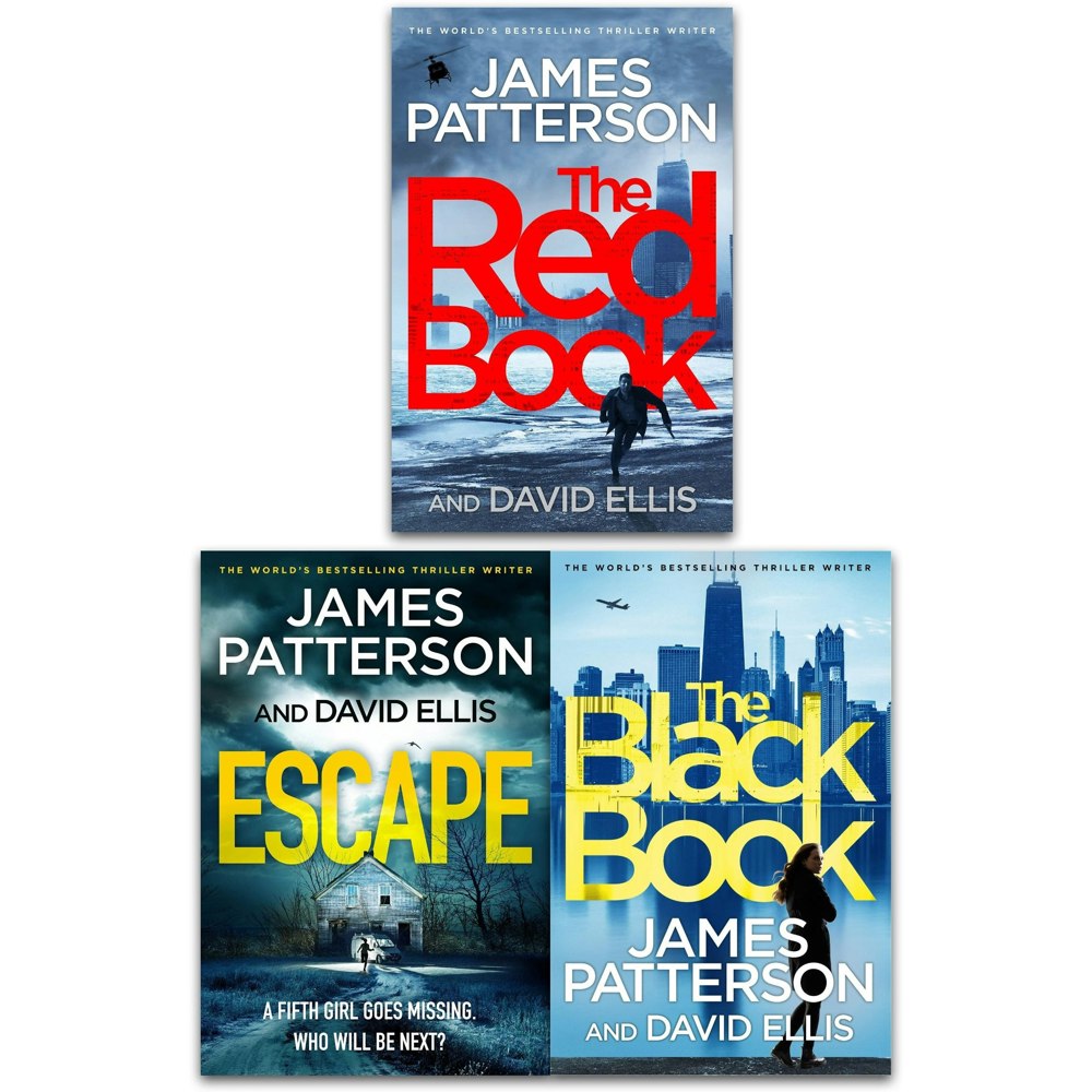 Penguin James Patterson Black Book Thrillers 3 Books Collection Set