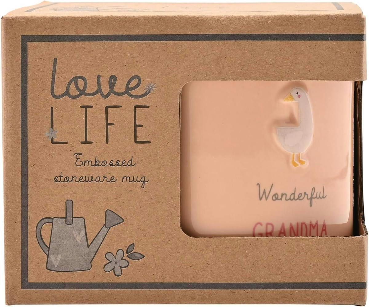 Diletto Gifts Celebrations - Love Life - 'Wonderful Grandma'  Ceramic Mug