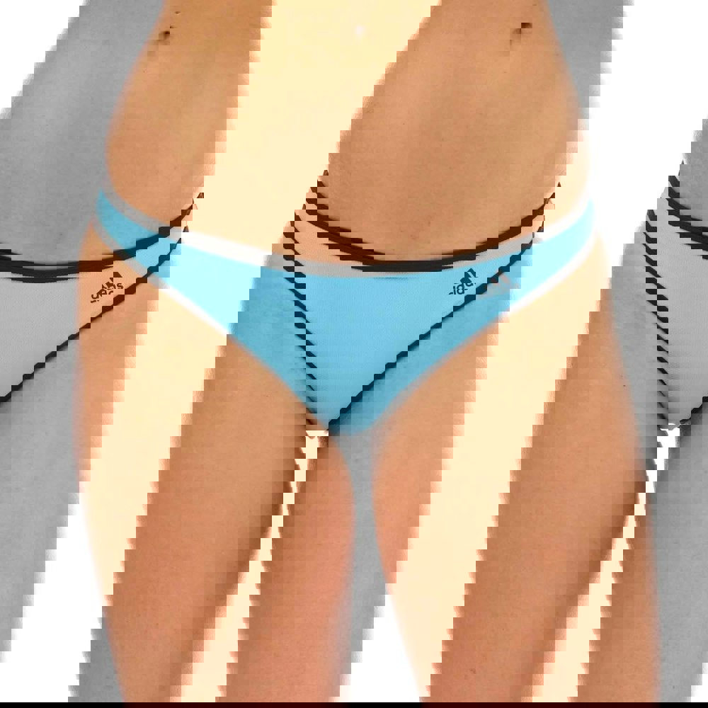 Adidas Womens Souleaf Bikini Bottoms - Sky/Black