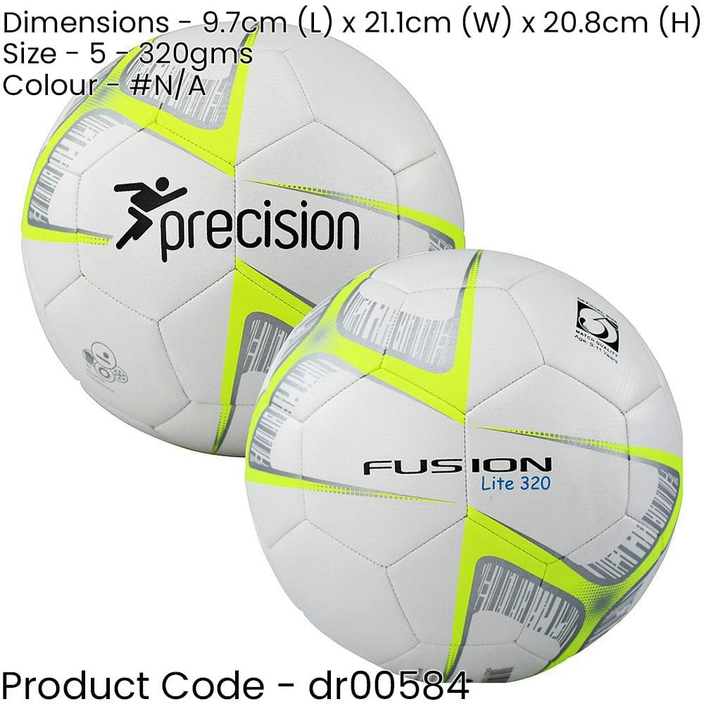 FAI Official Football - Size 5 320gms - WHITE/YELLOW Ball 3.5mm EVA Backing