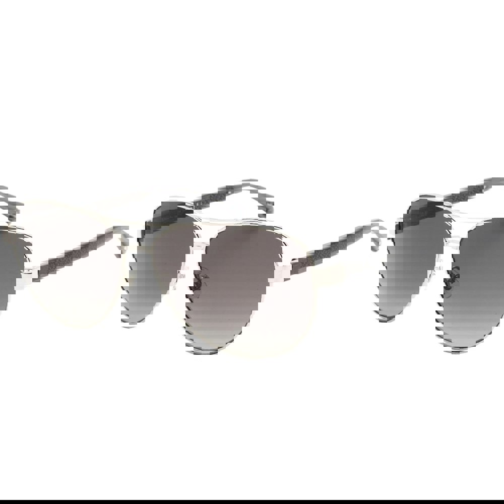 Kate Spade Fara Grey Gradient Lens Palladium Silver Sunglasses One Size