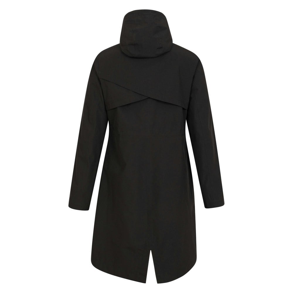 Mountain Warehouse Womens/Ladies Hilltop Extra Long Waterproof Jacket - Black