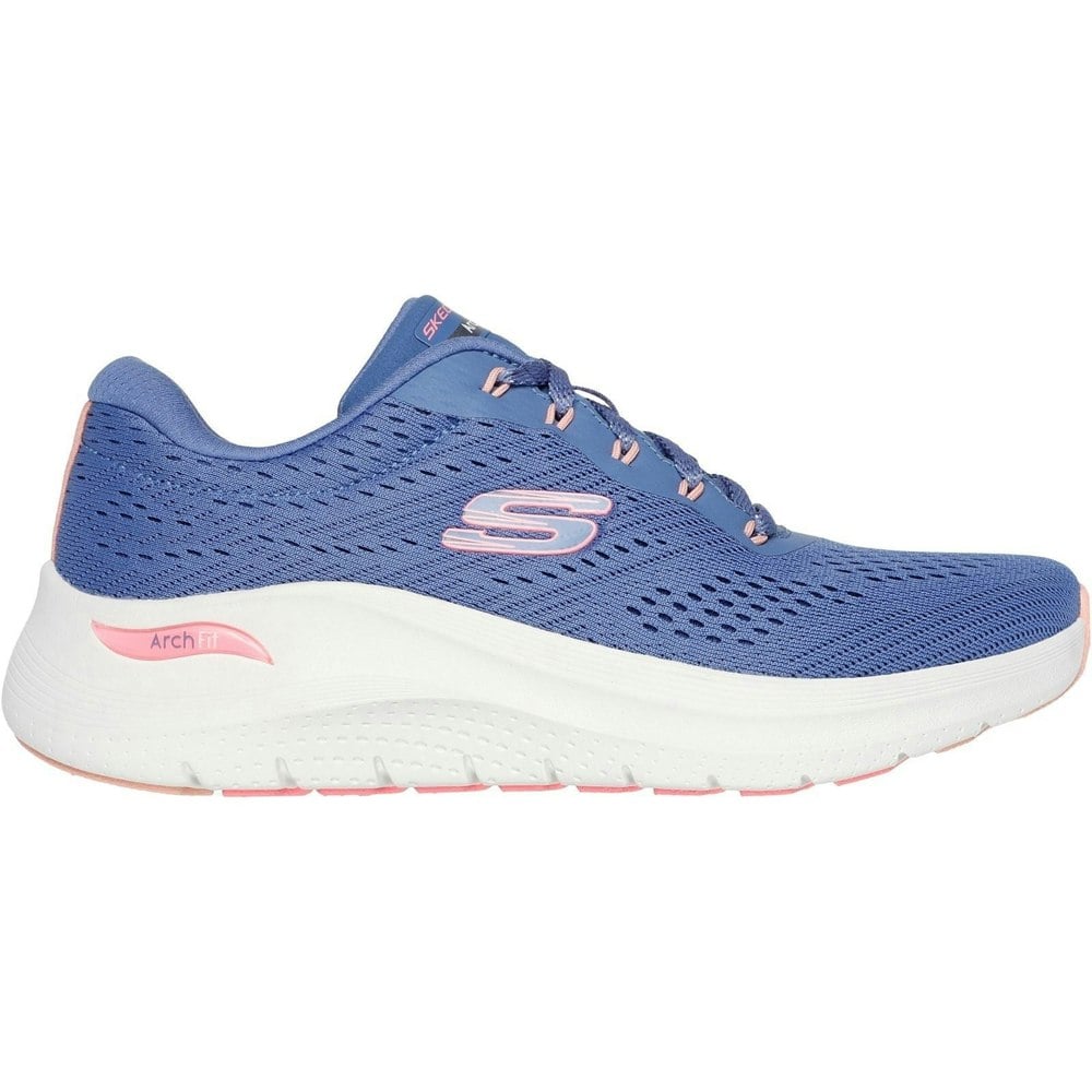 Skechers Arch Fit 2.0 - Big League Textile Women's Blue/Pink Trainers