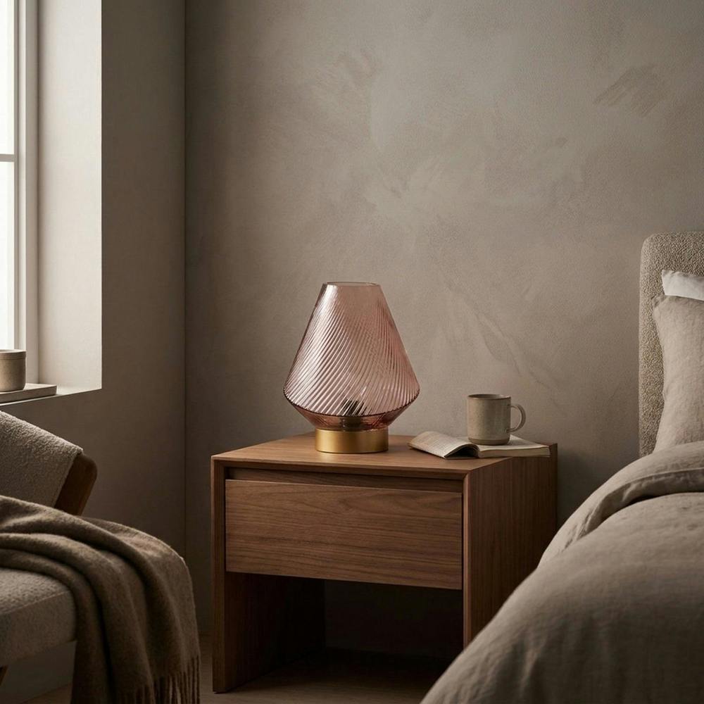 Garden Greatness Unique Textured Swirl LED Accent Lamp