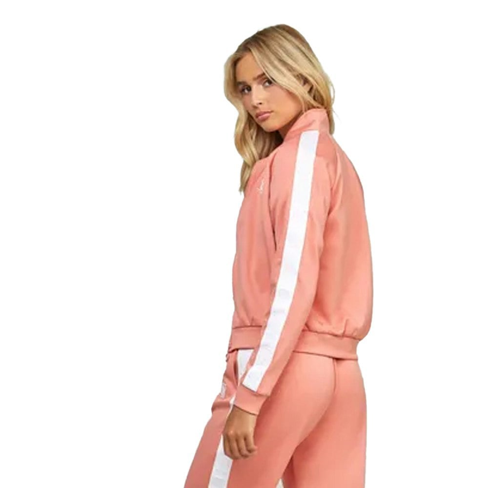 SikSilk Womens/Ladies Tapered Track Top - Coral