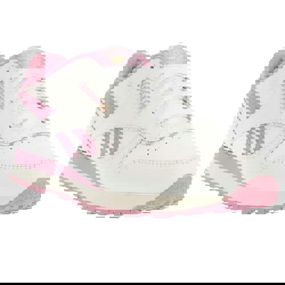 Reebok Childrens/Kids Classic Leather Trainers - Cloud White/Jasmine/Chalk