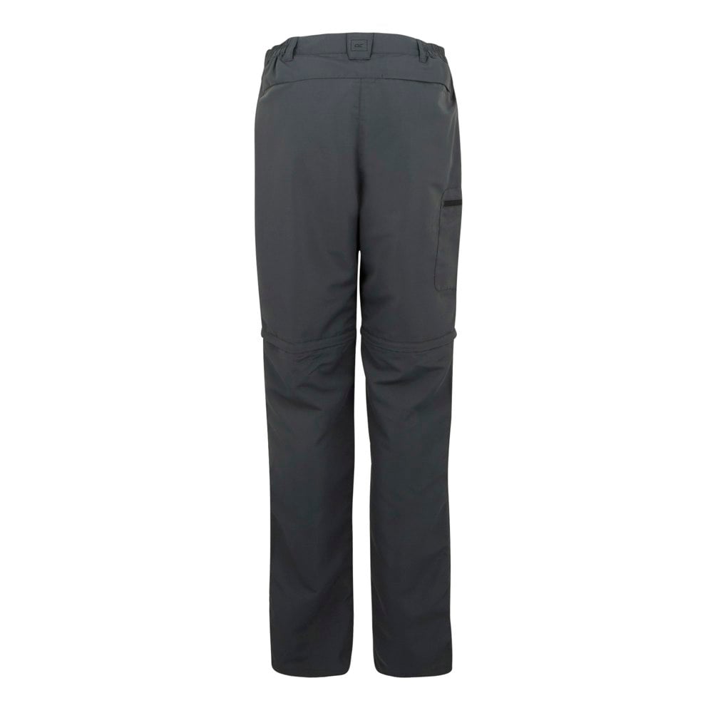 Regatta Womens/Ladies Chaska III Zip-Off Hiking Trousers - Seal Grey