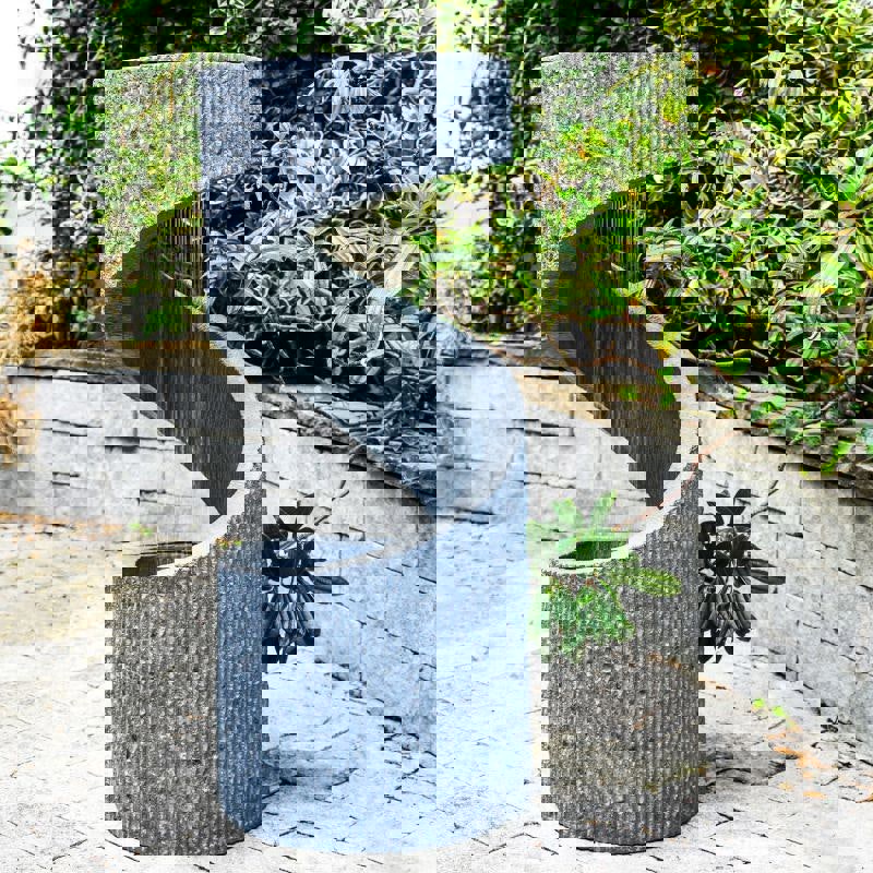 Tranquillity Water Features Ivyline Spiral Cement Contemporary Water Feature