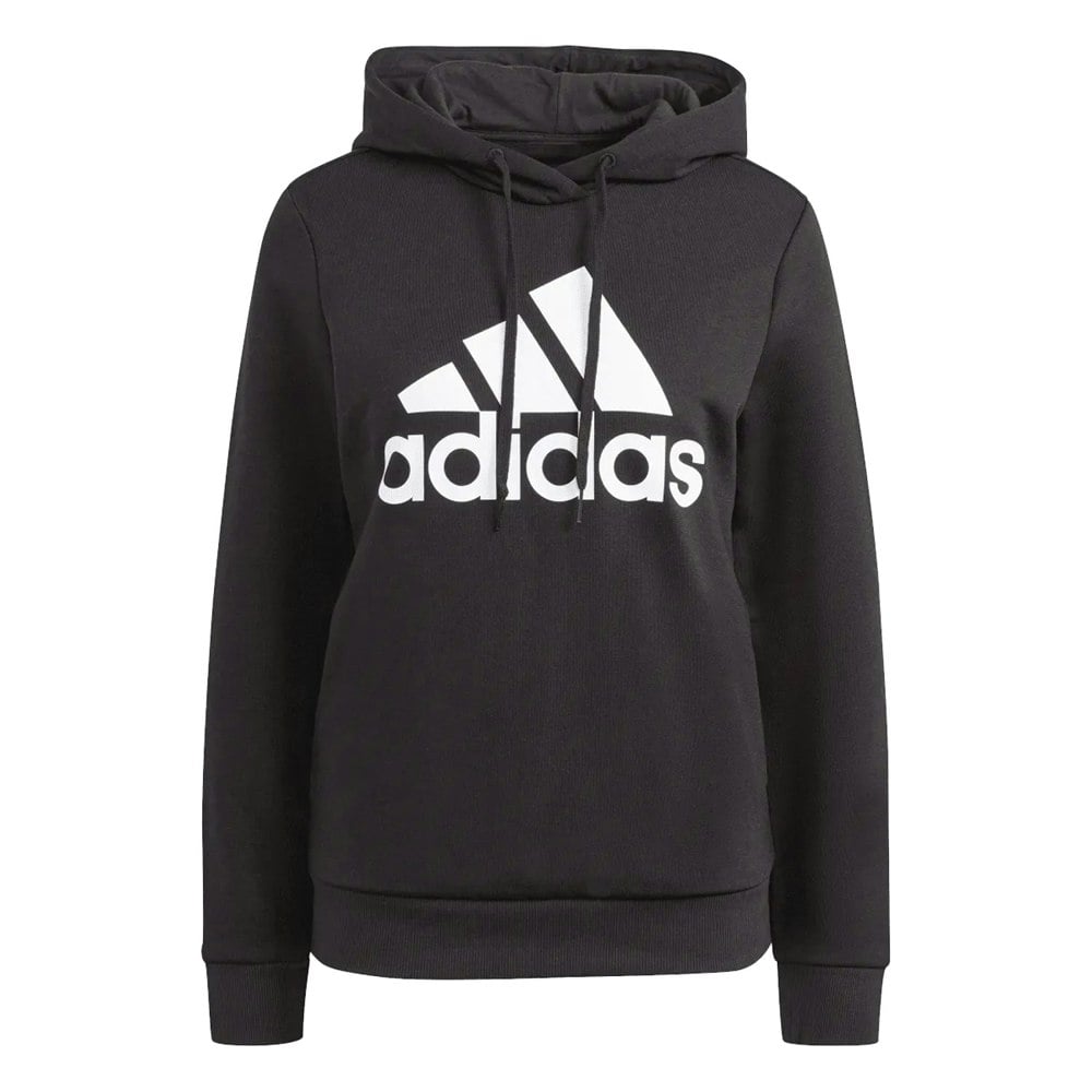 Adidas Womens Essentials Big Logo Fleece Hoodie - Black