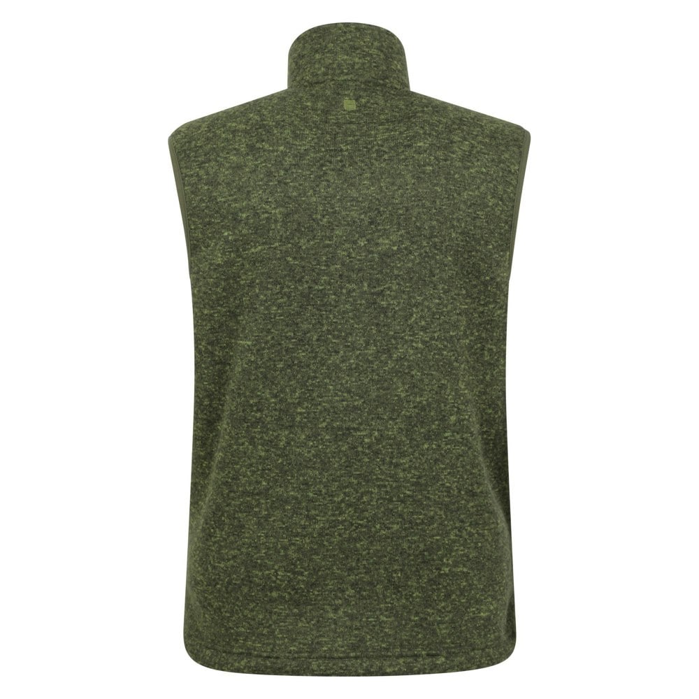 Mountain Warehouse Mens Idris Fleece Gilet - Khaki Green