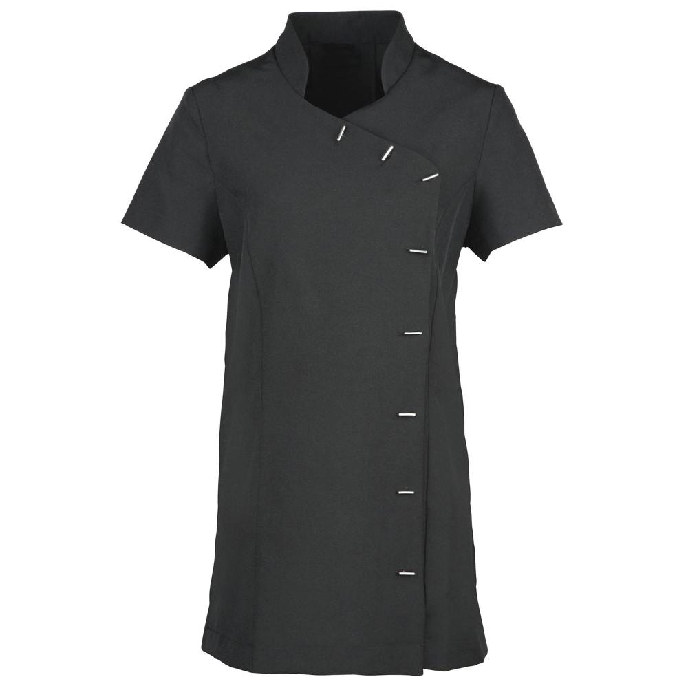 Premier Womens/Ladies *Orchid* Tunic / Health Beauty & Spa / Workwear - Black - Black
