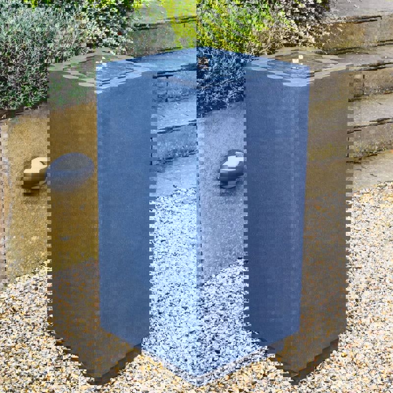 Tranquillity Water Features Ivyline Elite LED Large Cube Contemporary Water Feature
