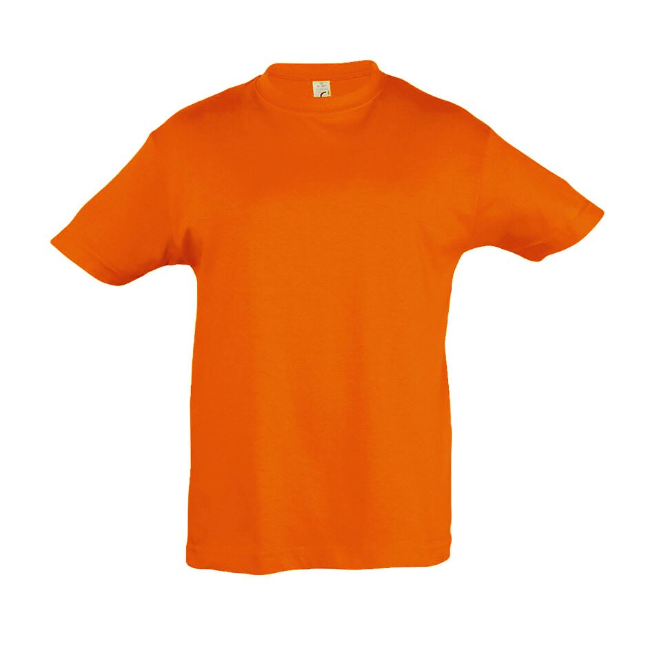 SOLS Kids Regent Short Sleeve T-Shirt - Orange - Orange - 100% Cotton