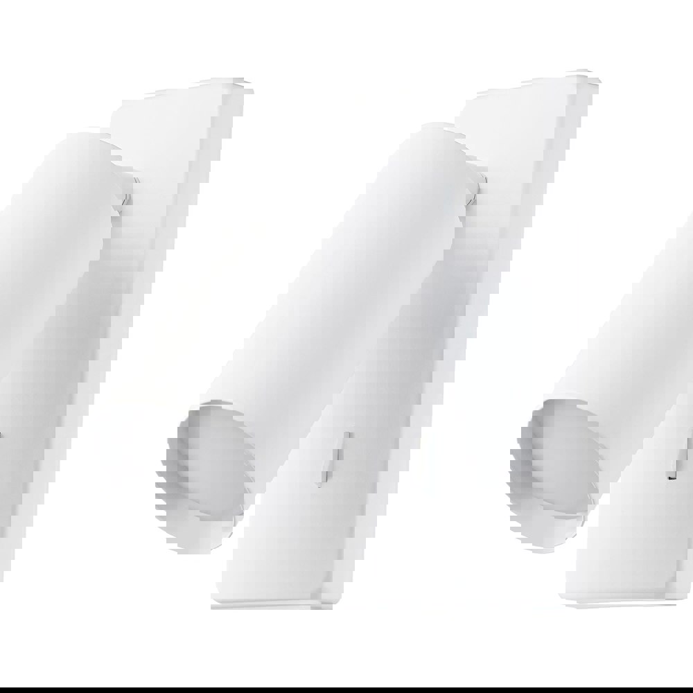 Modern Designer LED Powered Matt White Metal Spot Wall Light Fixture with Switch Image 1