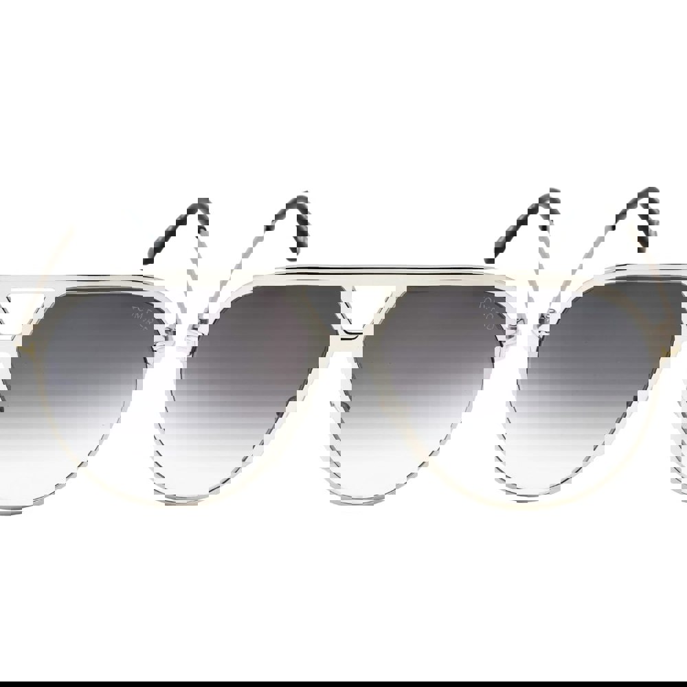 Tom Ford Gradient Smoke Lens Shiny Palladium Silver Sunglasses One Size
