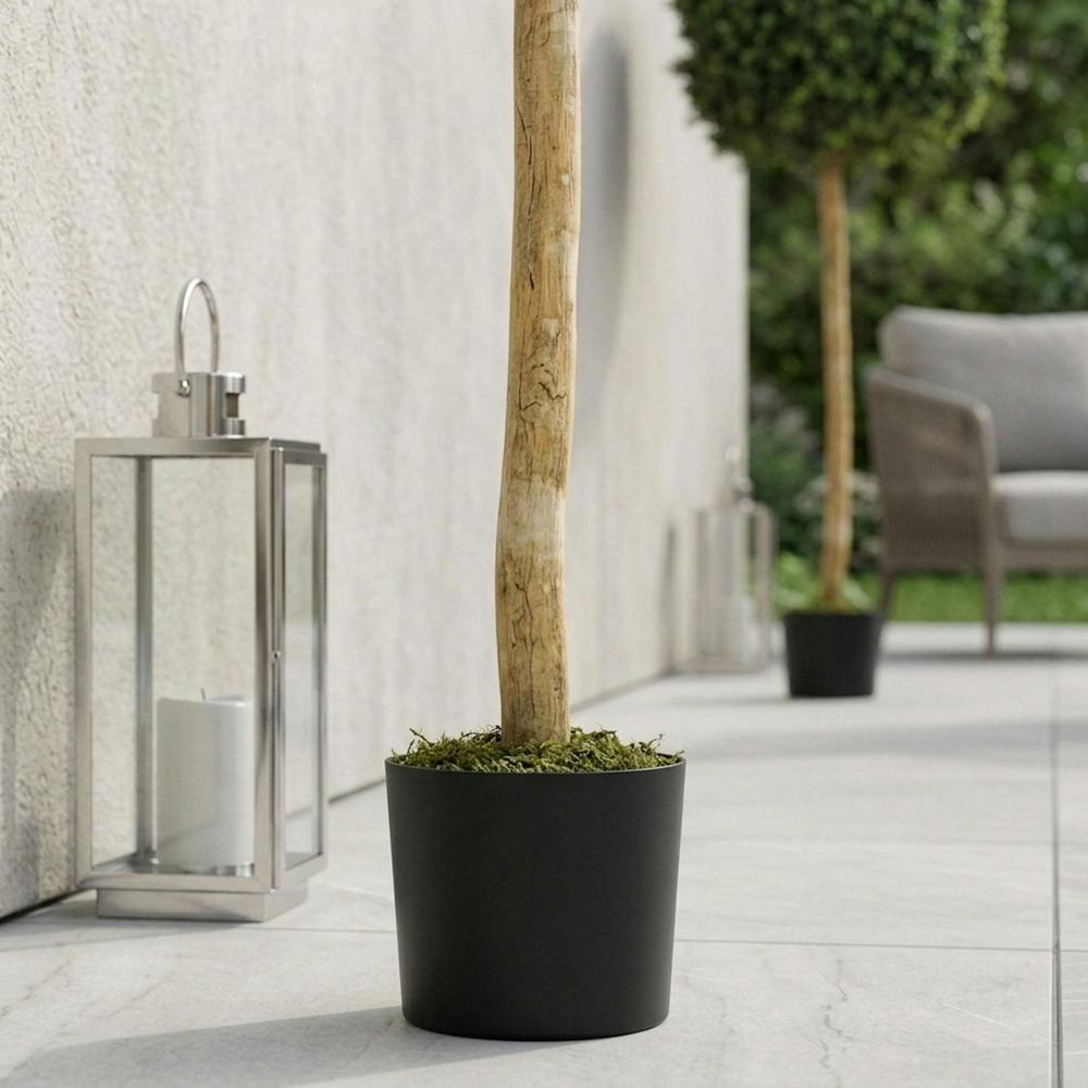 Garden Greatness Lush Green Faux Boxwood Ball Tree