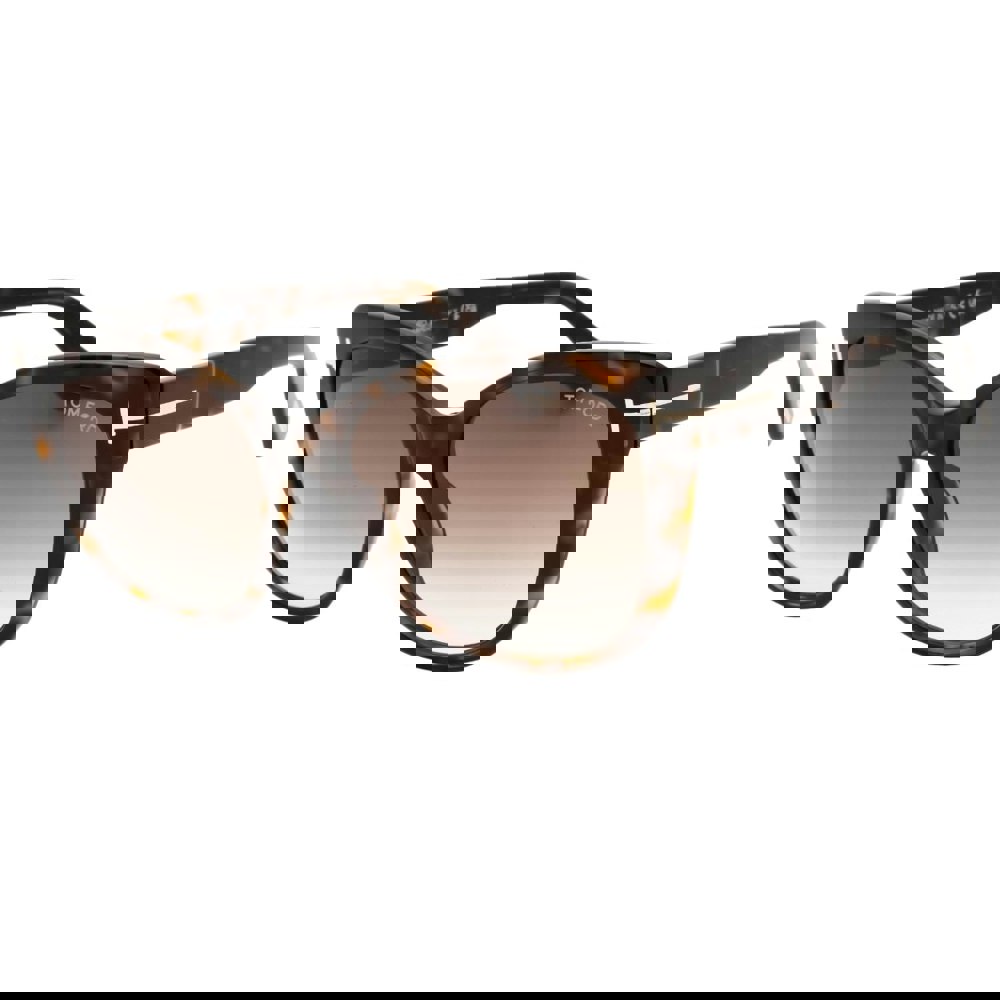 Tom Ford Gradient Roviex Dark Havana Brown Sunglasses One Size