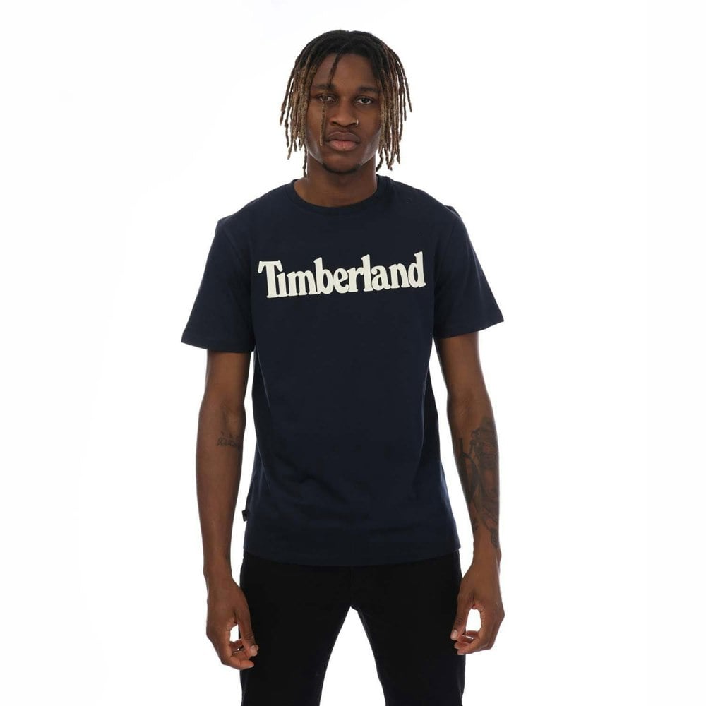 Timberland Mens Northwood Logo T-Shirt - Navy
