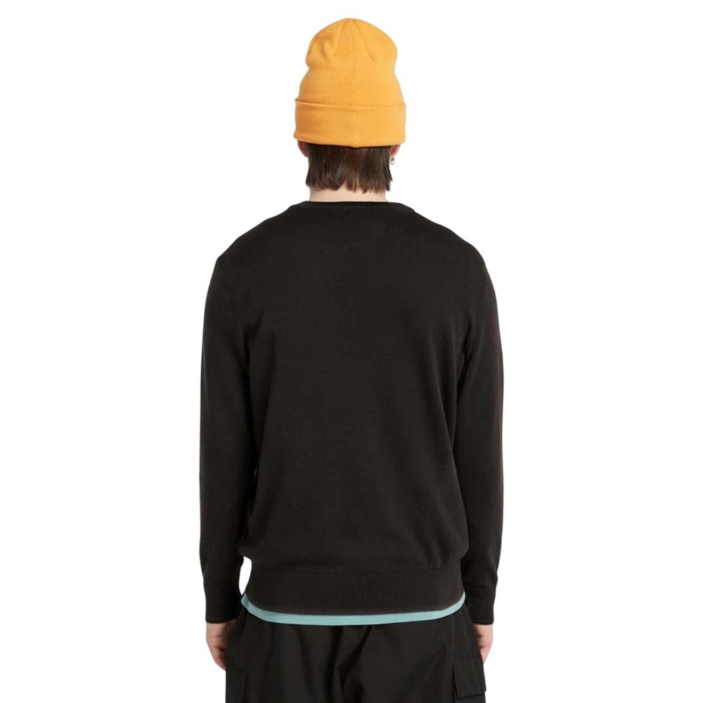 Timberland Mens John Crew Neck Sweatshirt - Black