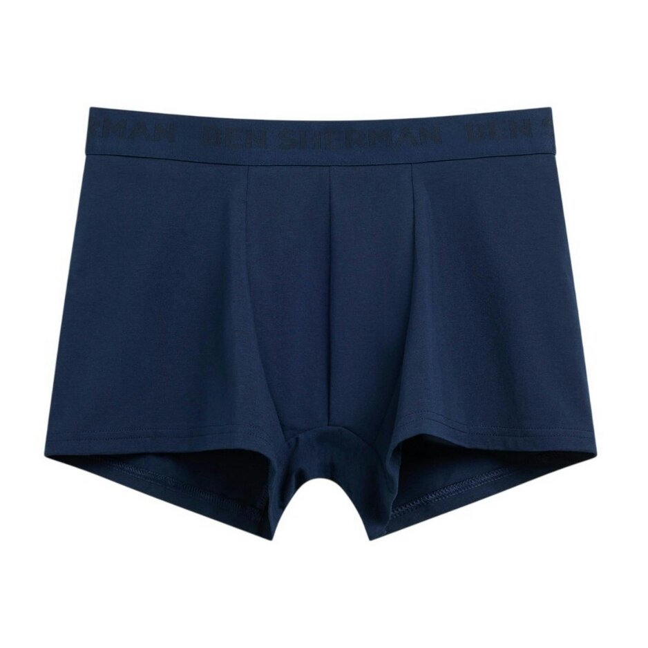 Ben Sherman Mens Tonal Boxer Shorts (Pack of 3) - Dark Navy