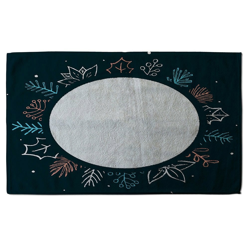 Benjamin Tate Design Winter Flowers (Bath Towel)