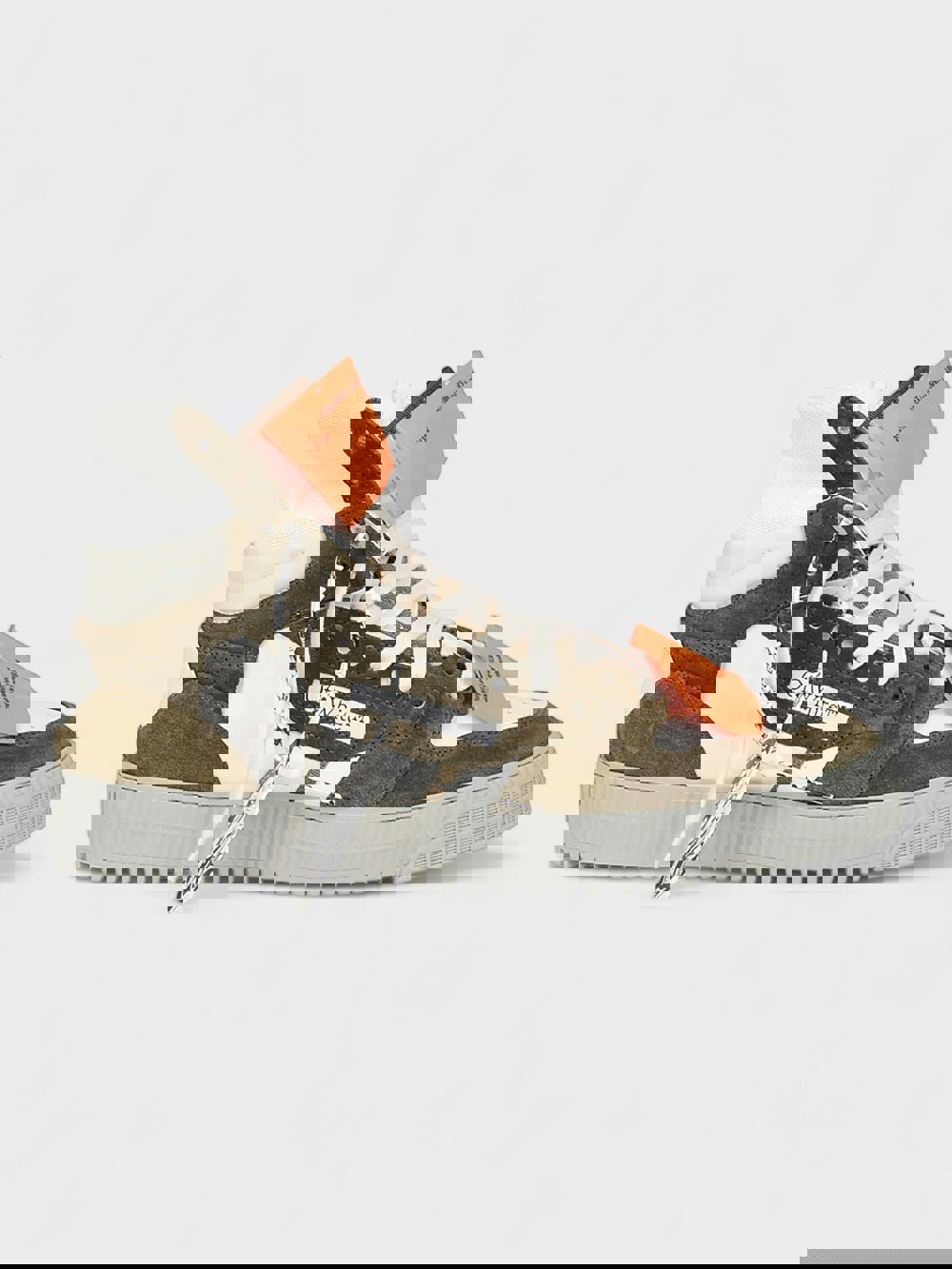 Off-White Off Court 3.0 High-Top Sneakers Khaki Green - Supplied Fashion Off White