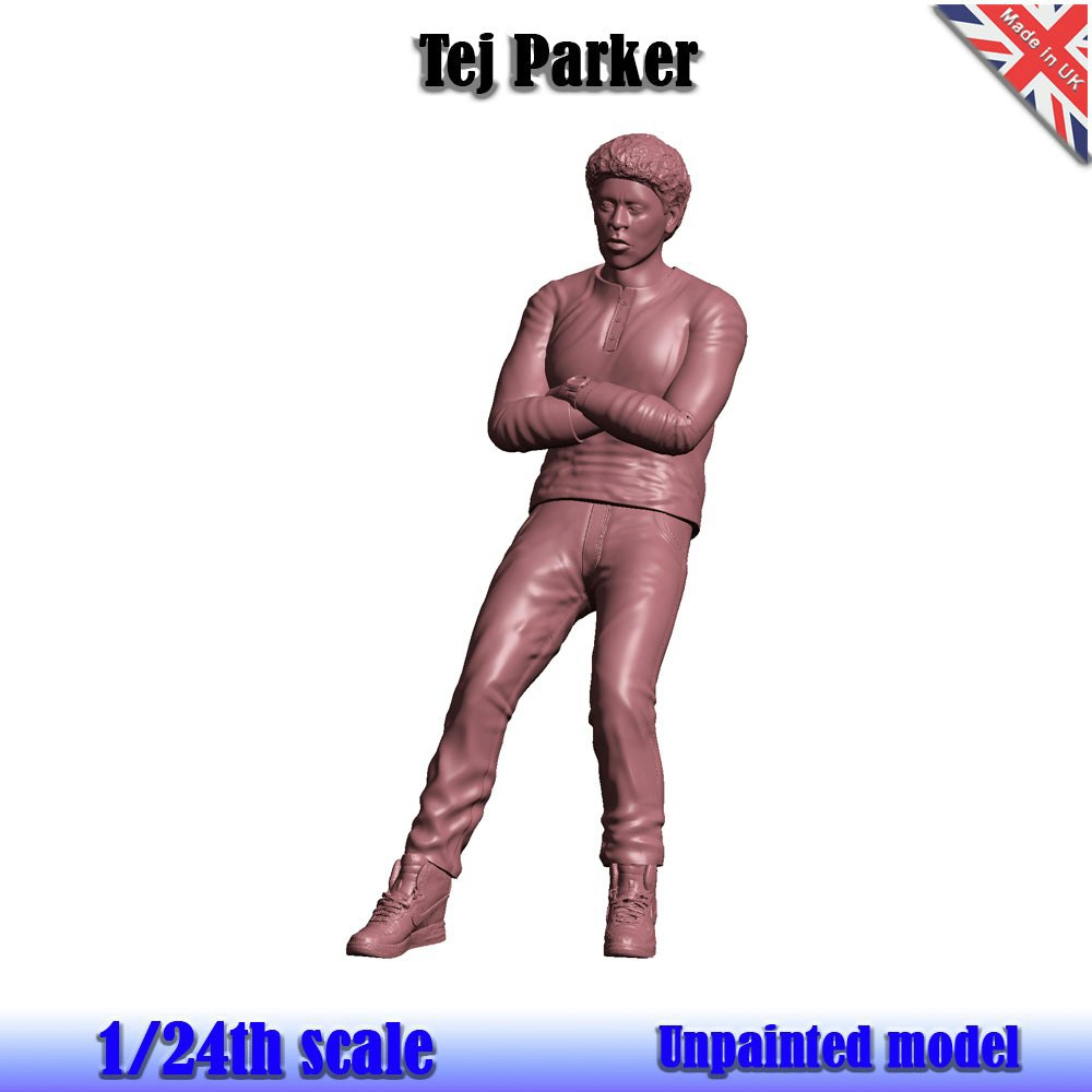 MCSlots Tej Parker Fast and Furious Unpainted Figure 1:24 Scale Wasp TP 24