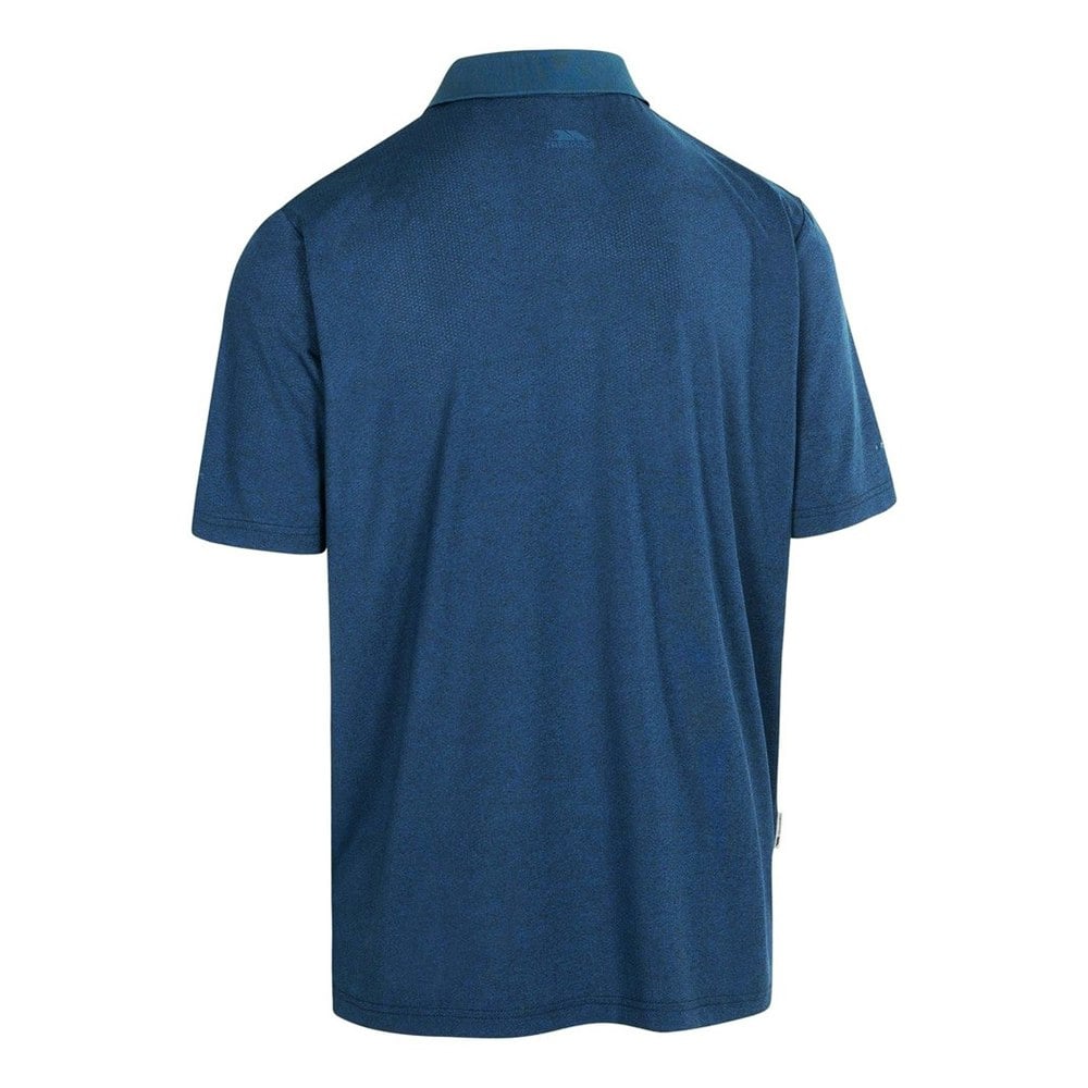 Trespass Mens Gedding Polo Shirt - Dark Peacock Marl