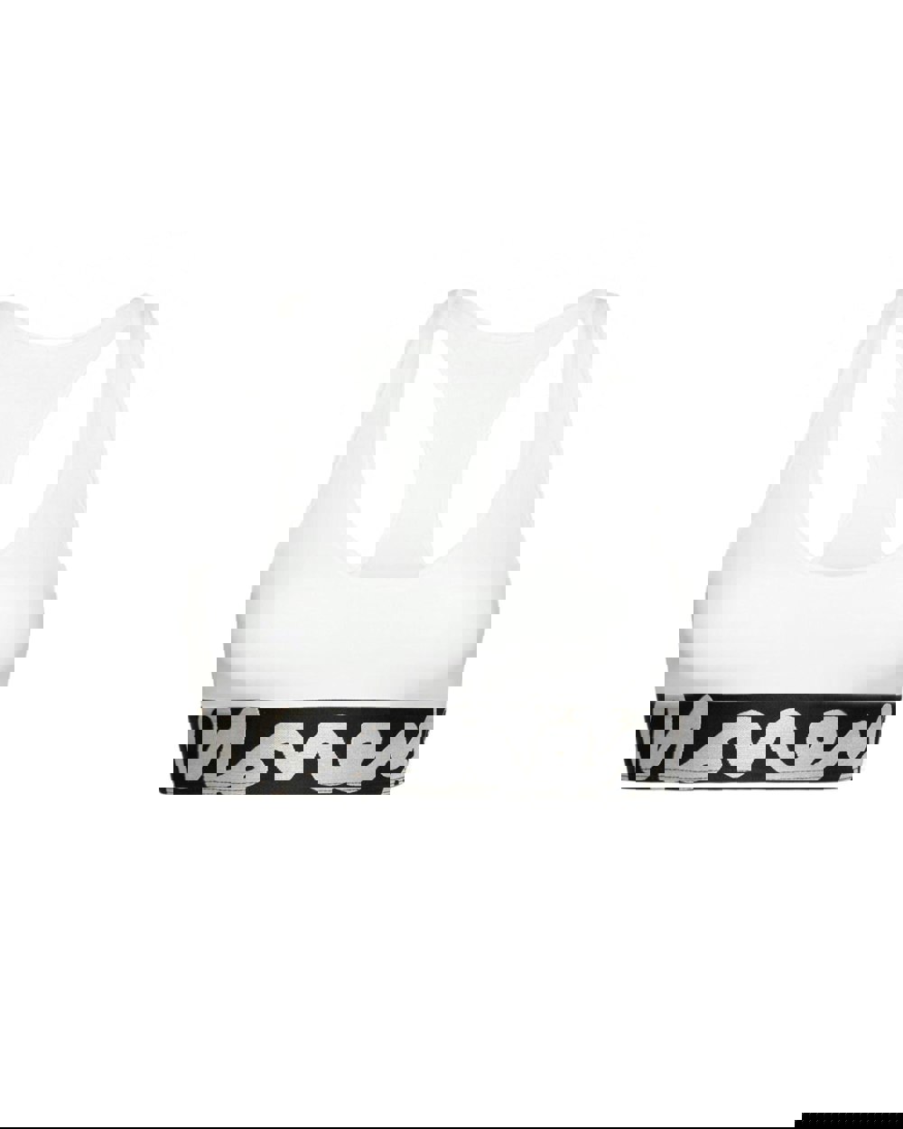 Money Womens Money Bralett White